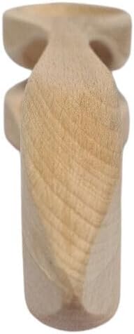 Musiklöffel aus Holz – Handgefertigt & zusammenhängend – ca. 26cm – grosses Modell aus Buchenholz –