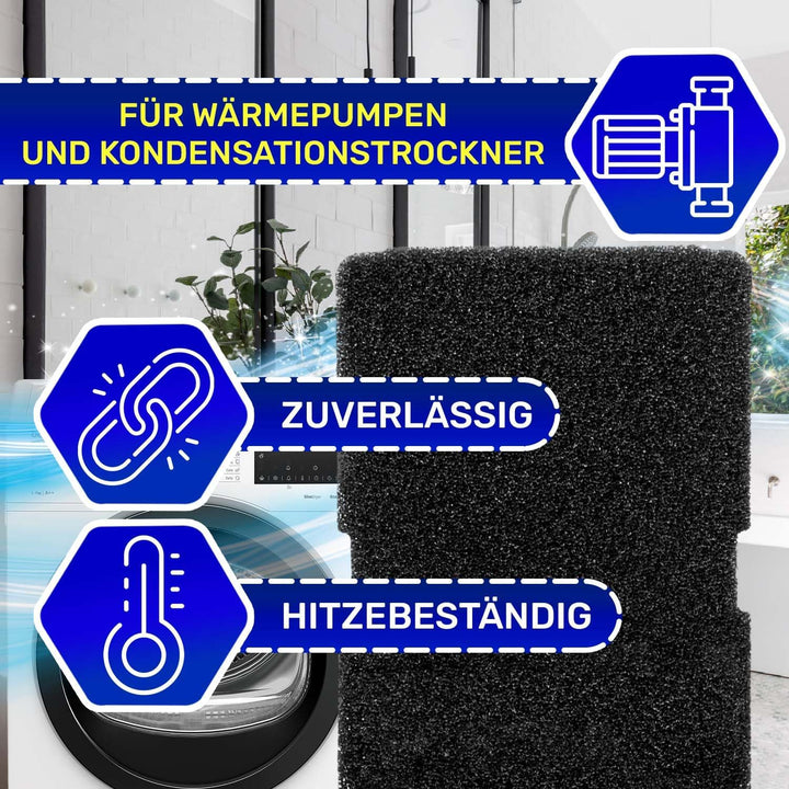 8 Stück Trockner Filter 240x155x10 mm mit dem Originalcode 2964840100 2964840200 für Beko 782372445