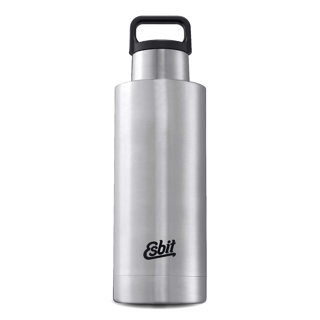 Esbit Isolierflasche Sculptor - Edelstahl Trinkflasche 750 ml - für warme und kalte Getränke 750ml O