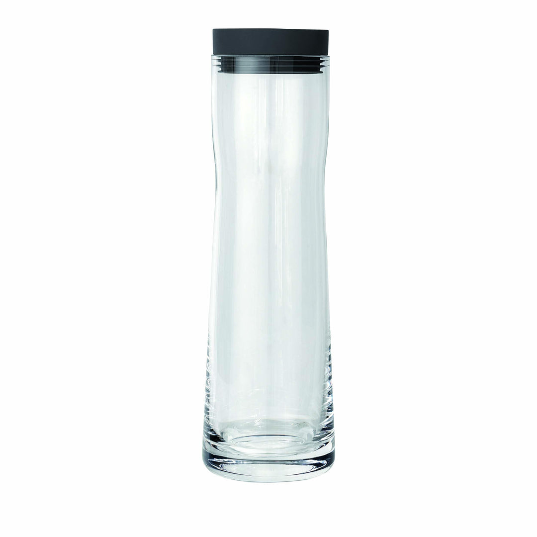 blomus -SPLASH- Wasserkaraffe aus Glas, Magnet, 1 Liter Fassungsvermögen, Silikon / Edelstahldeckel,