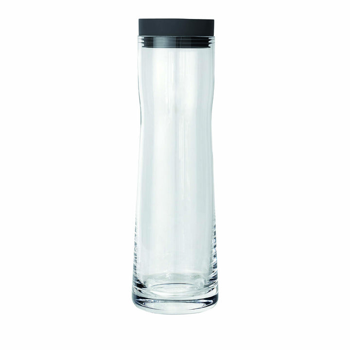 blomus -SPLASH- Wasserkaraffe aus Glas, Magnet, 1 Liter Fassungsvermögen, Silikon / Edelstahldeckel,