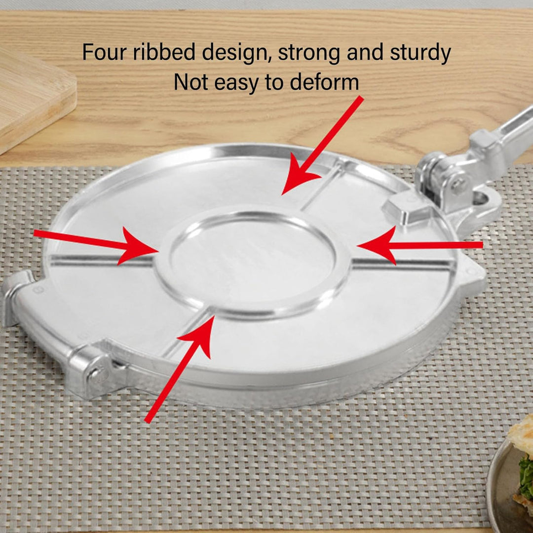 Tortilla-Presse, robuster manueller Tortilla-Maker, Roti-Maker, Mehl-Tortilla-Presse, Tortilla-Maker