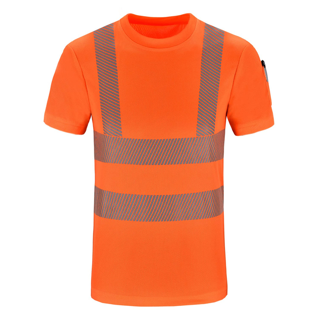 Warnschutz T-Shirt Warnschutzshirt Warnshirt gelb sicherheits Tshirt Warnschutz Arbeitskleidung Baus