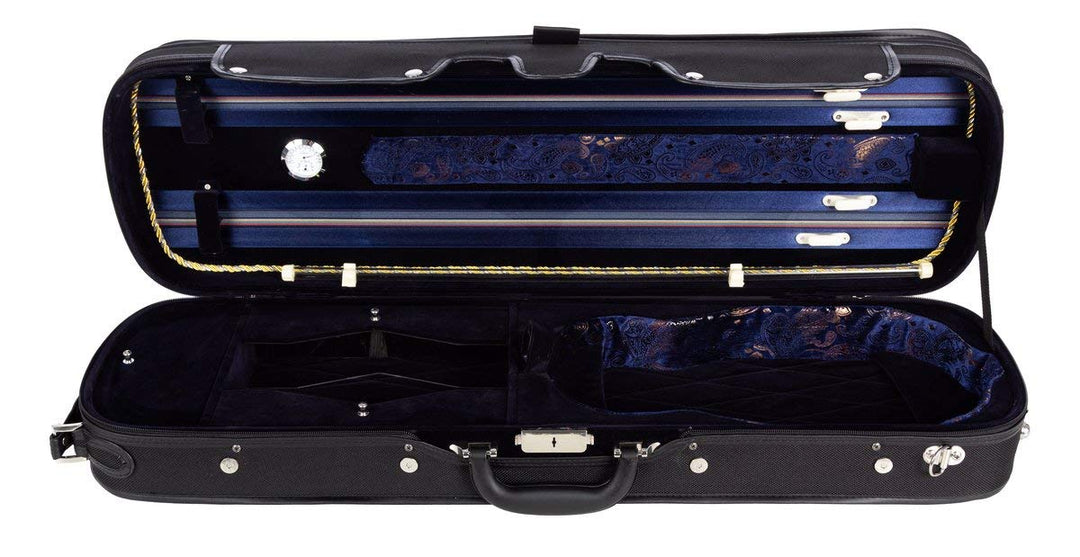 Geigenkoffer Holz Lord 4/4 navy blue M-Case