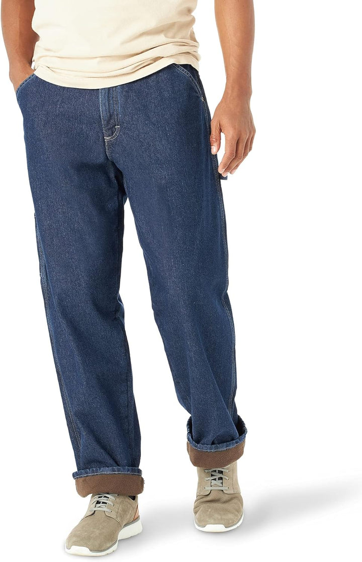 Wrangler Authentics Herren Zimmermannshose Futter ال الر اللر الو schreinerhose Mit Fleece Gefüttert