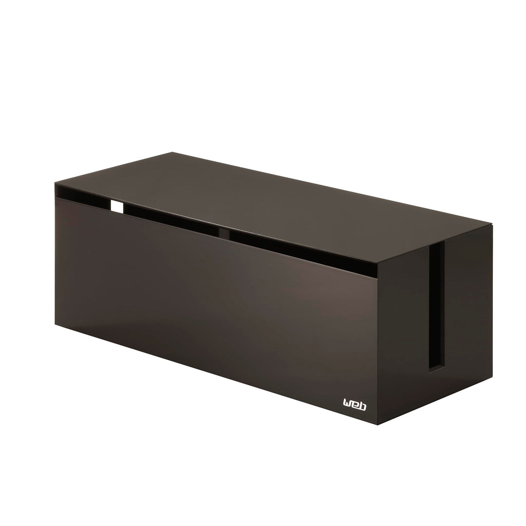Cable Box Web - brown/black Dunkelbraun, Dunkelbraun