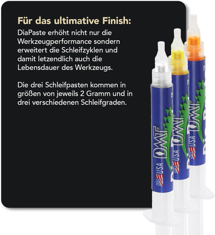 DMT DPK, Dia-Paste Compound Kit, Rot, Wetzstahl Messerschärfer, Mehrfarbig, Einheitsgrösse