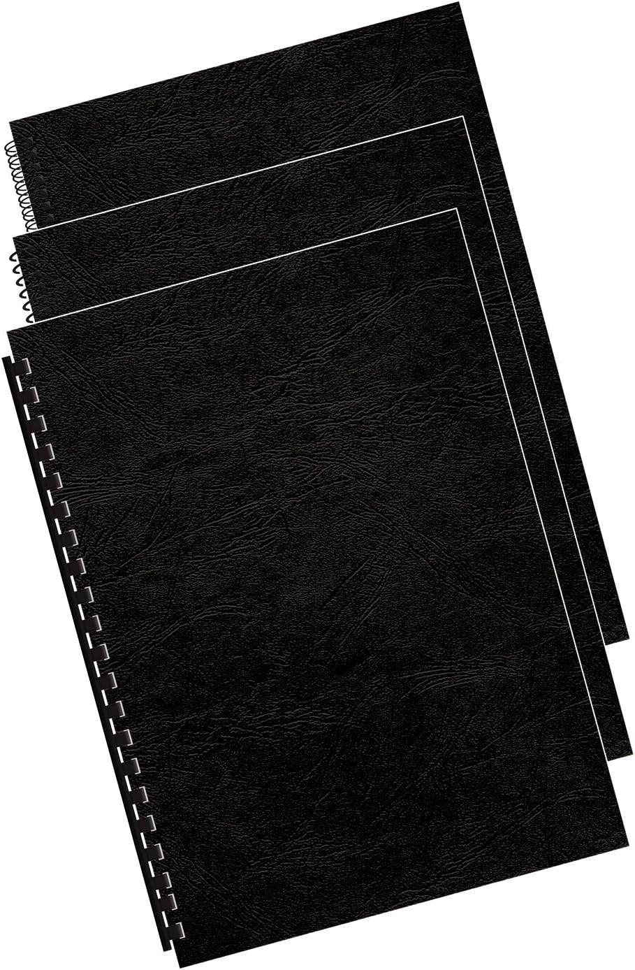 Fellowes Präsentationsdeckblätter Delta (Lederstruktur), 250g/m², schwarz A3 100 Stück schwarz, A3 1