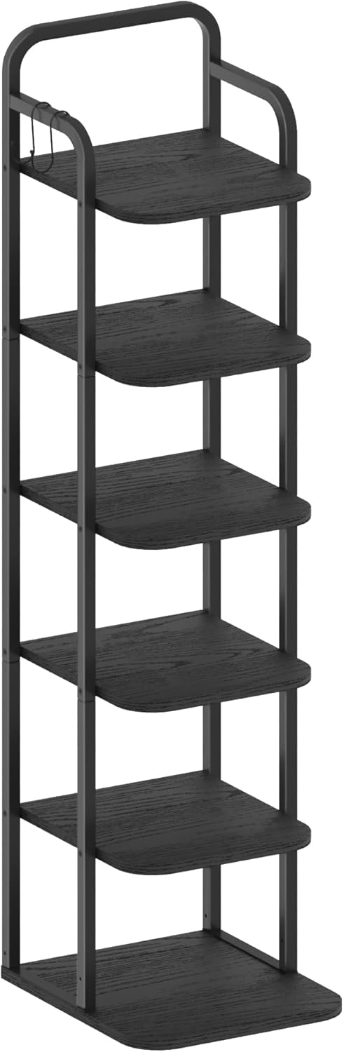 Hzuaneri Vertikales Schuhregal, 6-Stöckige Schuhregale, Schuhturm Für Kleine Räume, Freistehend, Ver