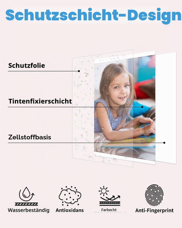 Oozmas Ersatz Canon Selphy CP CP1300 CP1200 CP910 CP800 Fotopapier KP-108IN 3115B001(AA) kompatibel