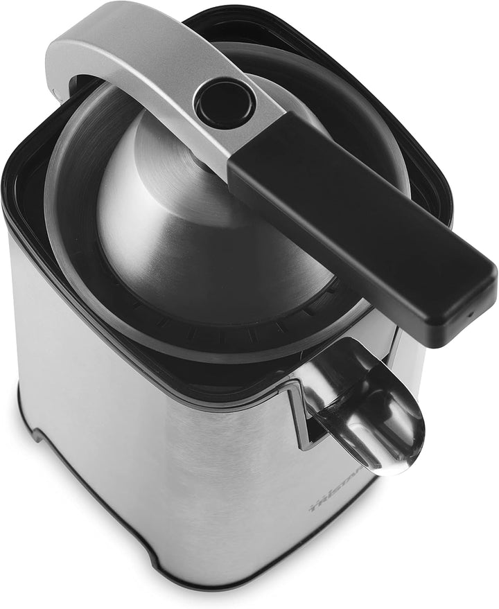Tristar Zitruspresse CP-3009 – Edelstahl-Fruchtfleischfilter – Anpassbarer Fruchtfleischfilter – 2 P