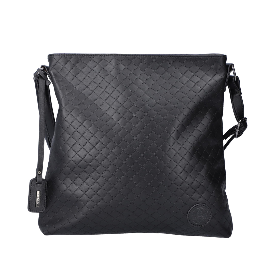 Rieker Damen H1033 I Umhängetasche Schwarz, Schwarz