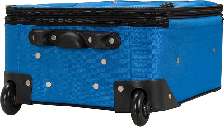 Rockland Fashion Softside Gepäck-Set, aufrecht stehend, Blau, 2-Piece Set (14/19), Fashion Softside