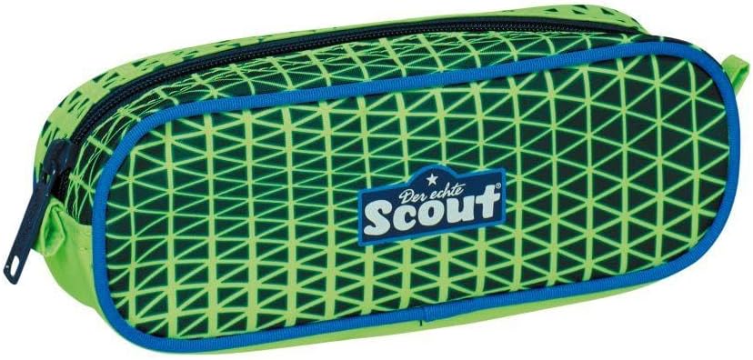 Scout Genius Neon Safety Schulranzenset Set 4-teilig Green Gecko