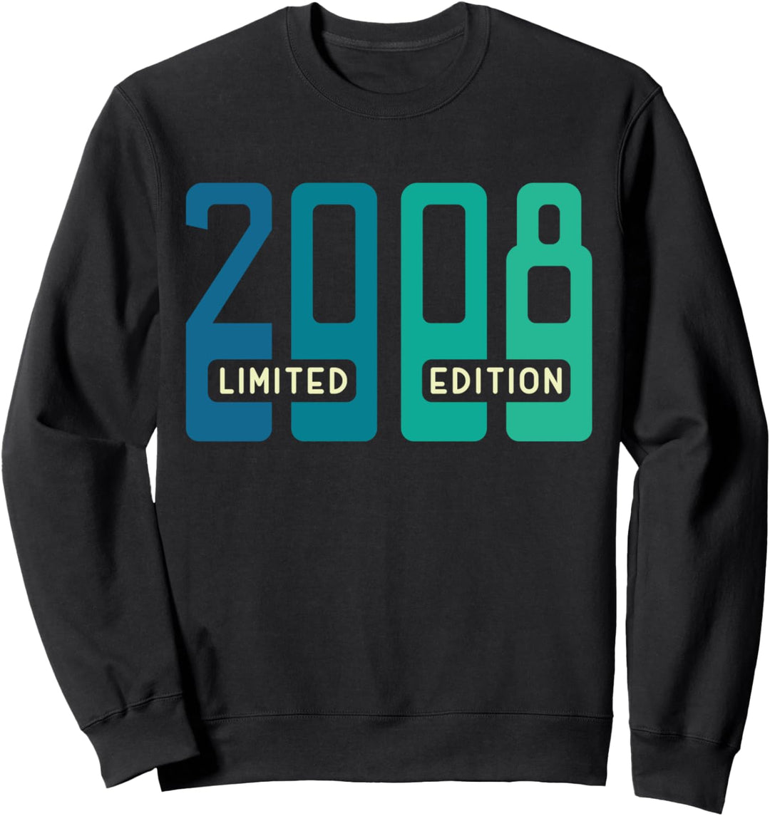 16. Geburtstag Junge Mädchen 16 Jahre 2008 Lustig Geschenk Sweatshirt