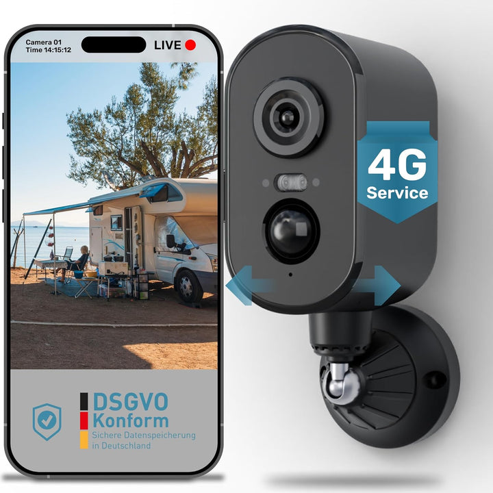 PetTec magnetische Zusatzhalterung für Pet Cam Free WLAN/LTE/4G und Solar Panel - Wandhalterung - Ka