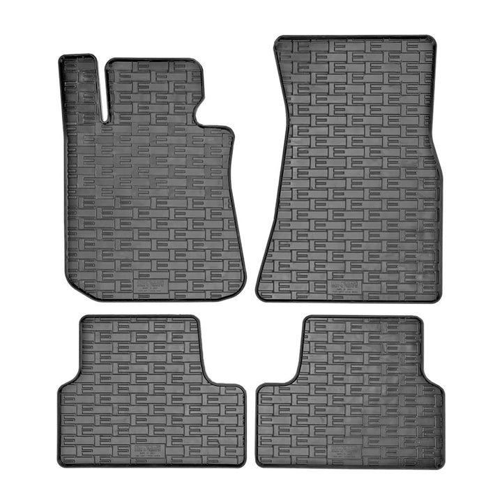 AUTO-STYLE Satz Gummimatten kompatibel mit BMW i4 (G26) 2021- (4-teilig + Montagesystem)