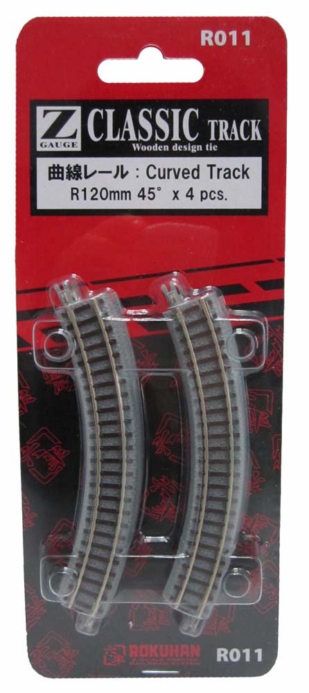 Spur Z R011 gebogene Schiene R120mm 45 (Japan-Import)