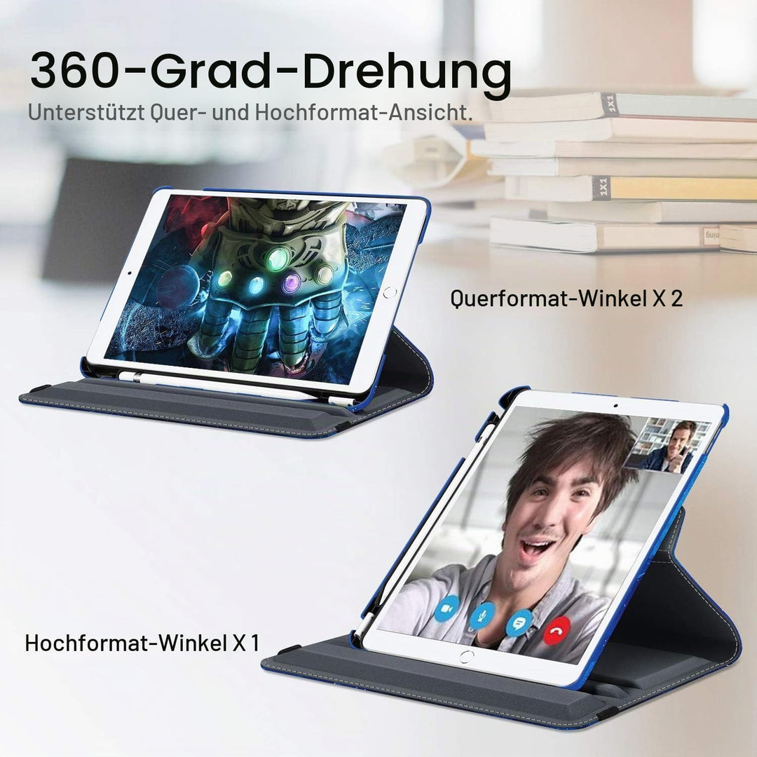 Fintie Hülle für iPad Air 10.5" 2019 (3. Generation) / iPad Pro 10.5" 2017, 360 Grad verstellbare Sc