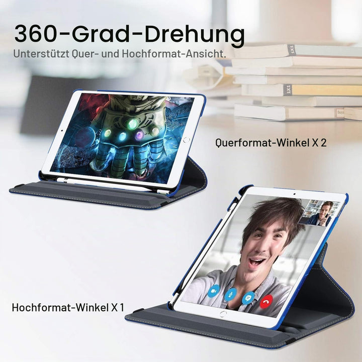 Fintie Hülle für iPad Air 10.5" 2019 (3. Generation) / iPad Pro 10.5" 2017, 360 Grad verstellbare Sc