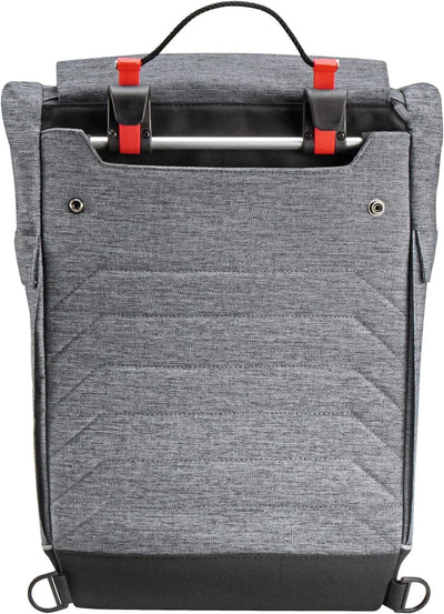KlickFix 0278GR Freepack Switch Enkele Fietstas, Grey-Black, 18 Liter
