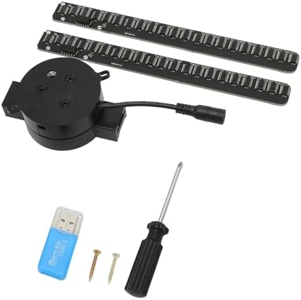 3D-Hologramm-Lüfter, 16,5 Zoll 2000 X 224 WiFi-Projektor mit 224 LED-Perlen, Tischwerbedisplay, App-