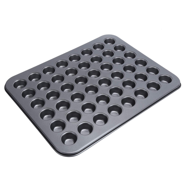 Dioche Muffinblech Mini Muffinbleche Karbonstahl PTFE Beschichtung 48 Tassen Antihaft Mini Rund Cupc