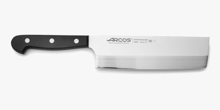 ARCOS Universal Usuba oder Asiatisches Messer mit 175mm zum Schneiden von Gemüse, Japanisches Messer