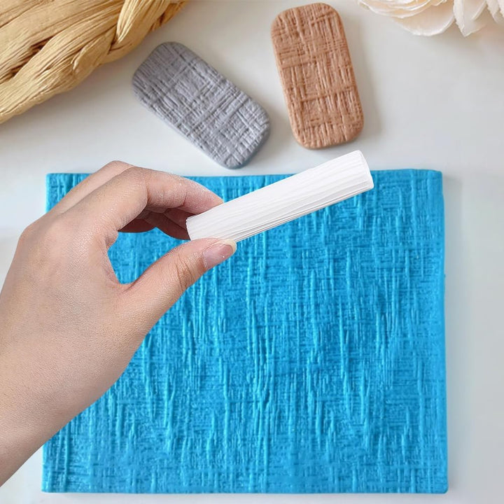 3 Stück Polymer Clay Struktur Roller Resin Prägung Töpferwerkzeug Ton Textur Roller Prägerollen Für