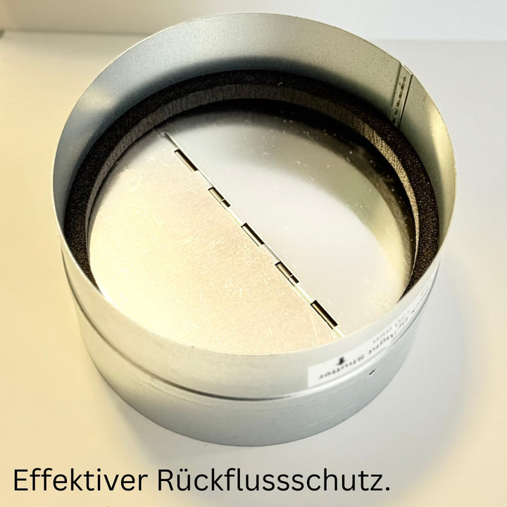 Home Melody Rückschlagklappe - Rückstauklappe für Dunstabzug, Trockner Entlüftung, Abluftventilator,