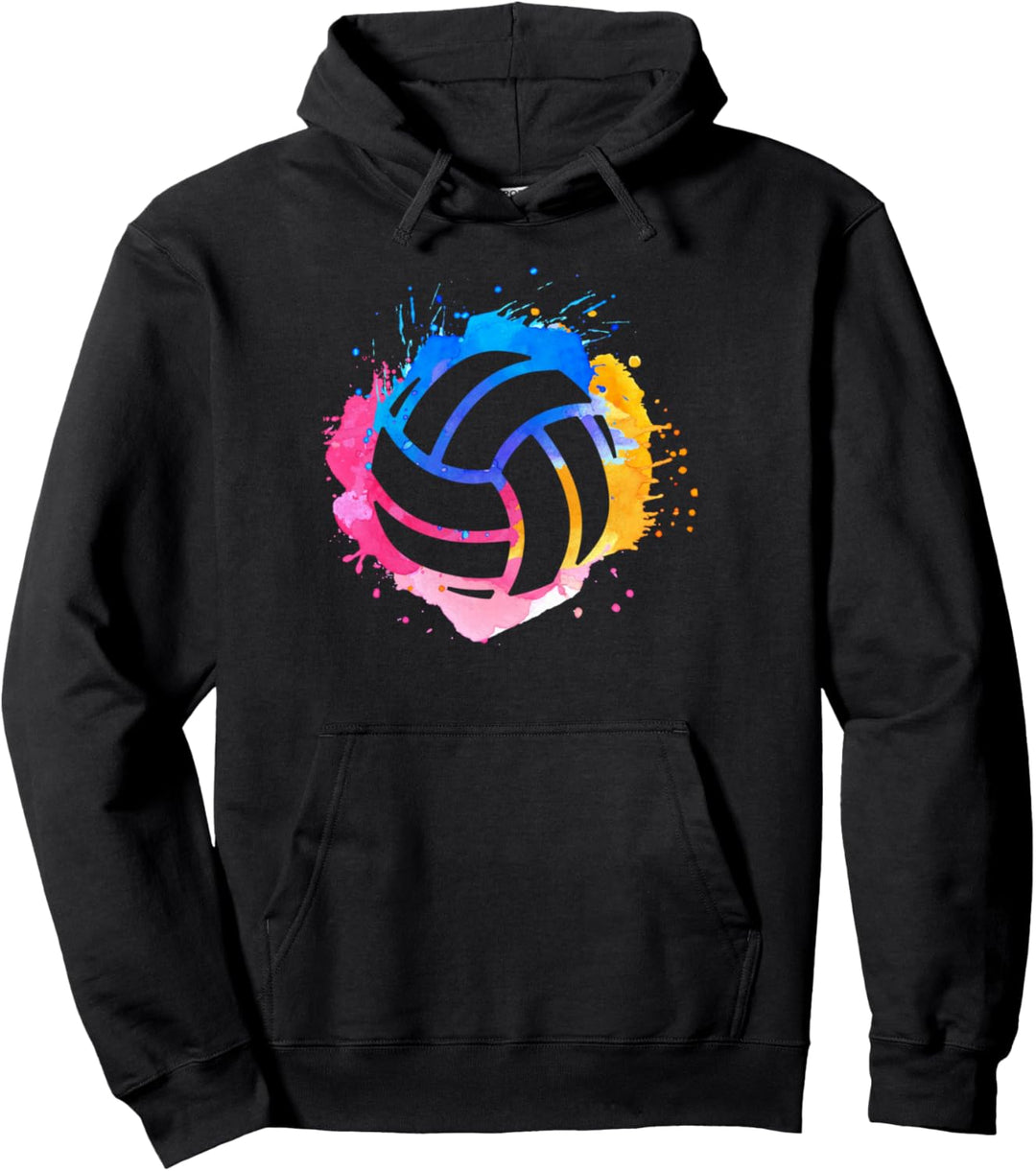 Volleyball Gift Player Coach Mom Daughter School Pullover Hoodie