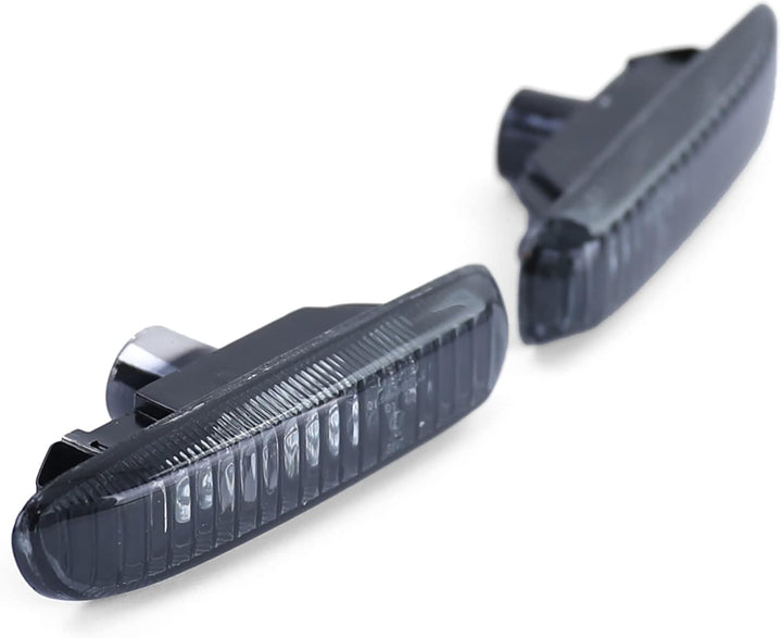 Klarglas Seitenblinker Schwarz Smoke Paar passend für 3er BMW E46 1998-2003