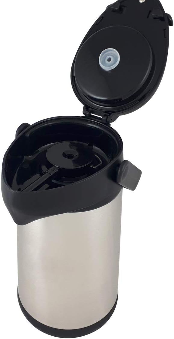 Helios Pipe Pump-Isolierkanne, Edelstahl, 2,5 Liter, 2,5 Liter