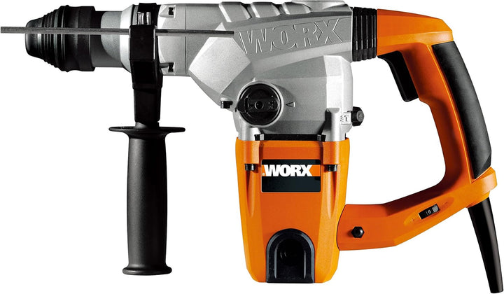 WORX WX333 Schlagbohrhammer 1250W – Kraftvoller SDS plus Hammerbohrer mit Antivibrations-Handgriff -