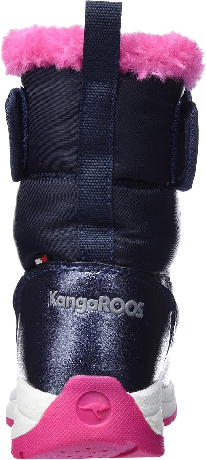 KangaROOS Mädchen K-pe Belle RtxStiefel 28 EU Dk Navy Daisy Pink, 28 EU Dk Navy Daisy Pink