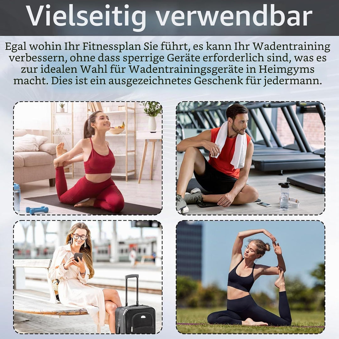 Tibialis Trainer, Beinstrecker Beinbeuger Gerät für Fitnessstudio Training im Freien und Urlaub Bein