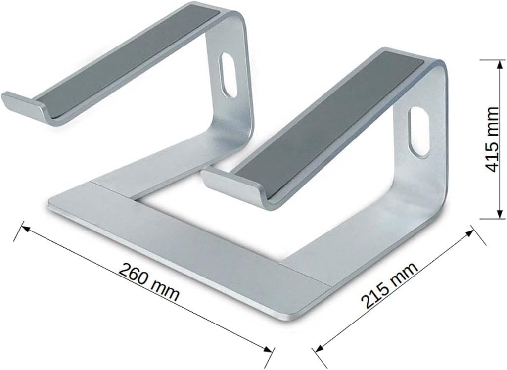 keepdrum RS102S Notebook-Ständer für Laptop 10-20 Zoll Silberfarben