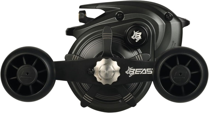 Abu Garcia Beast 400 Low Profile Baitcast-Angelrolle 400 – Linkshänder – hohe Geschwindigkeit, 400 &