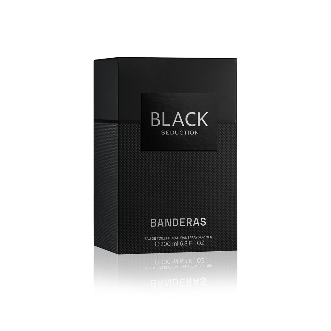 Antonio Banderas Seduction in Black Eau De Toilette 200 ml (man) 200 ml (1er Pack), 200 ml (1er Pack
