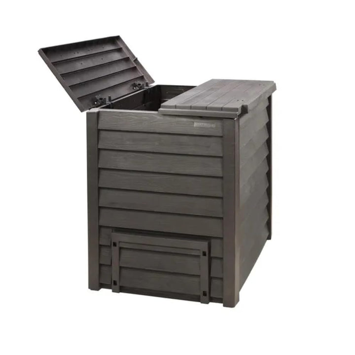 Garantia Thermo-Wood Komposter 600 L anthrazit Holzoptik