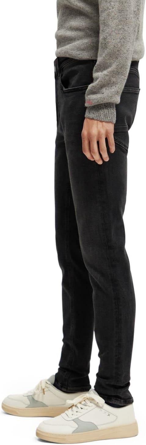 Scotch & Soda Herren Skim Skinny Fit Jeans 30W / 32L Carbon, 30W / 32L Carbon