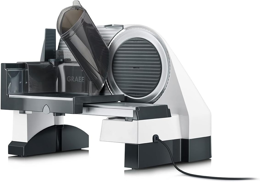 GRAEF Allesschneider S50001 inkl. Aufbewahrungsbox & MiniSlice-Aufsatz, weiss