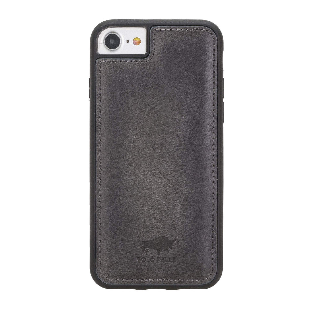 Solo Pelle iPhone SE 2020 - SE 2022 SE 3 Case Lederhülle Ledertasche Backcover Flex aus echtem Leder