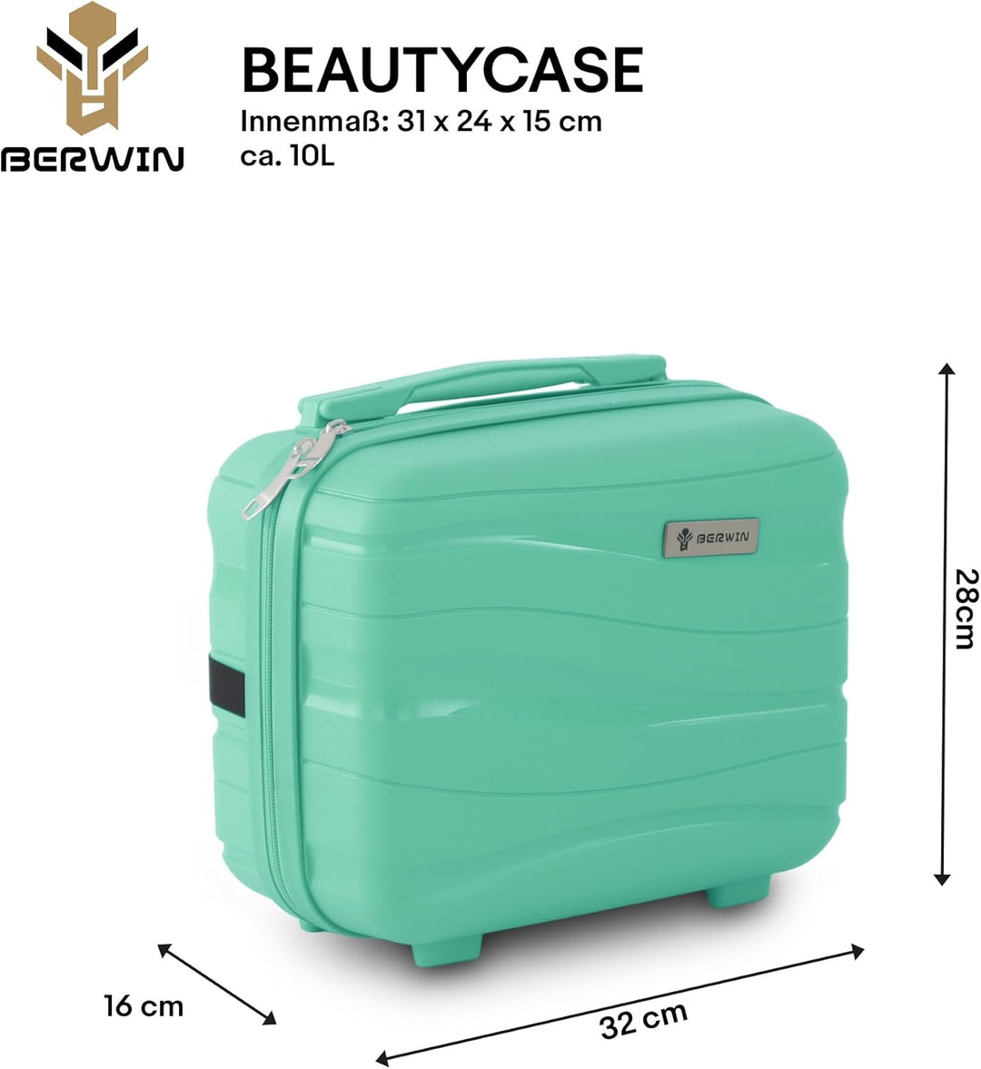 Berwin Reisekoffer aus Polypropylen (PP) Hartschalenkoffer Trolley Koffer Suitcase Luggage Modell To