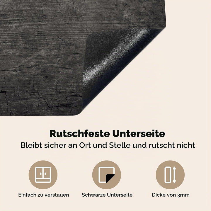 Herdabdeckplatte Einteilig Induktionsmatte Küche Abdeckung Ceranfeld Herd Abdeckplatte Deko Vinyl Ma