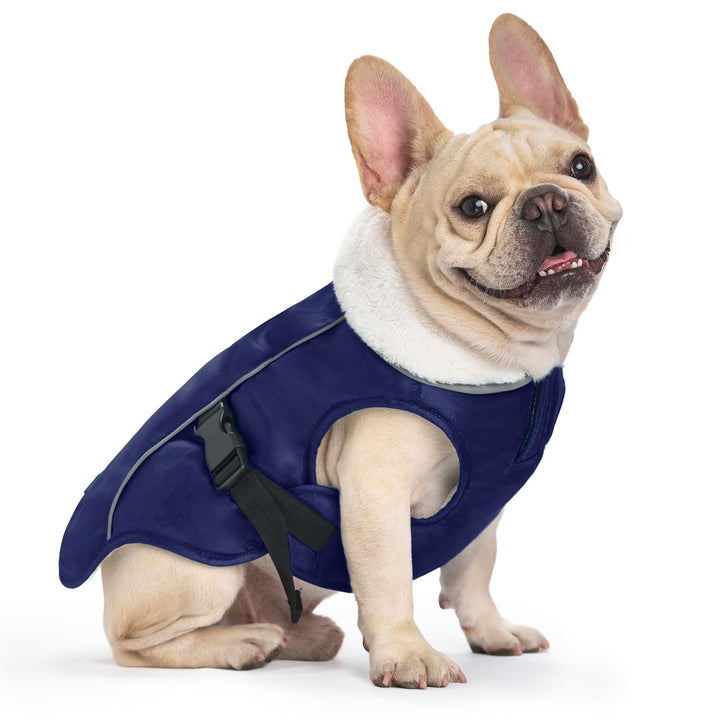 EMUST Hundemantel, Winddichte Hundebekleidung für kaltes Wetter, Reflektierende Wintermäntel für Hun