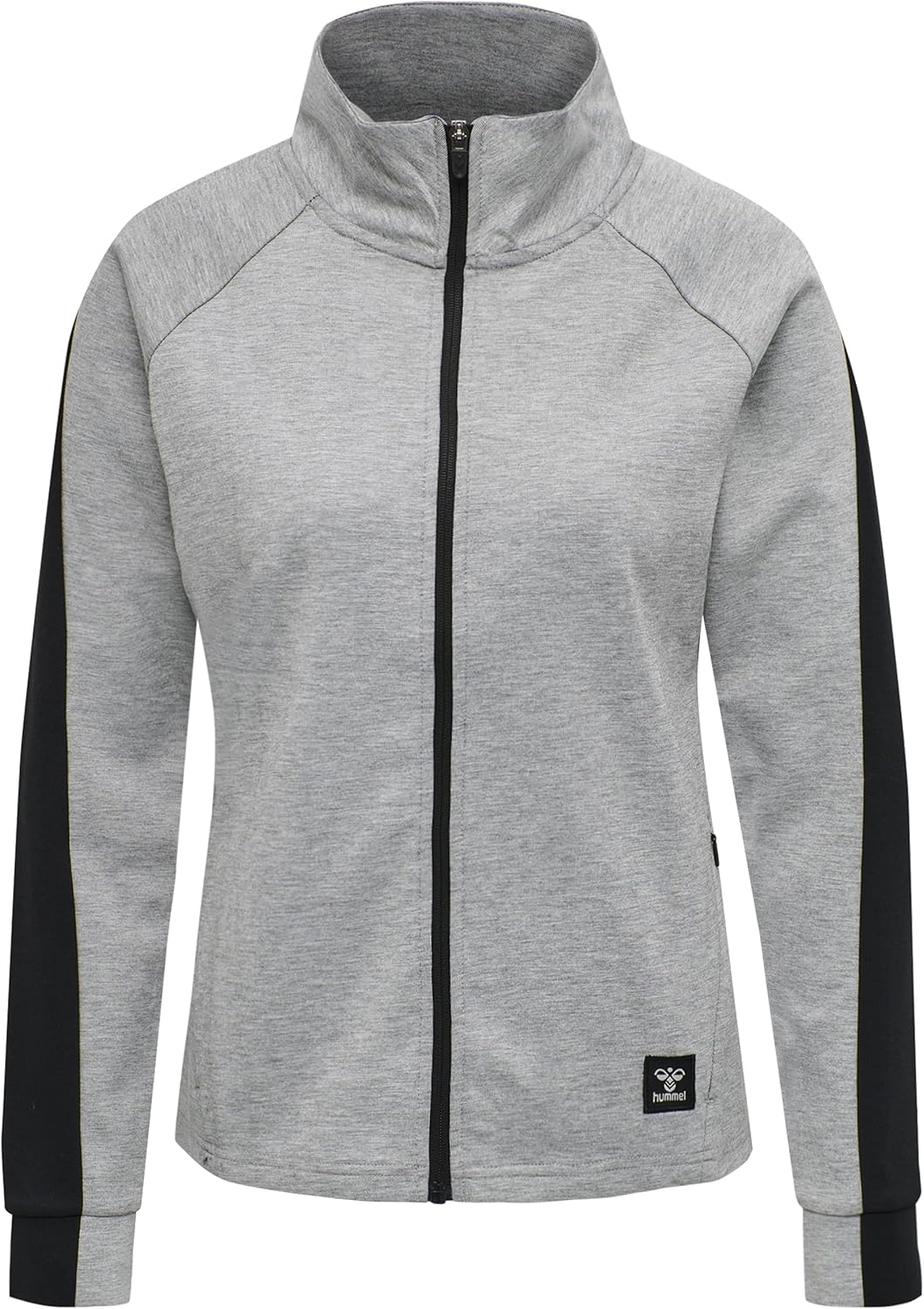 hummel Hmlessi Zip Jacket Damen Yoga Reissverschlussjacke XS GREY MELANGE, XS GREY MELANGE