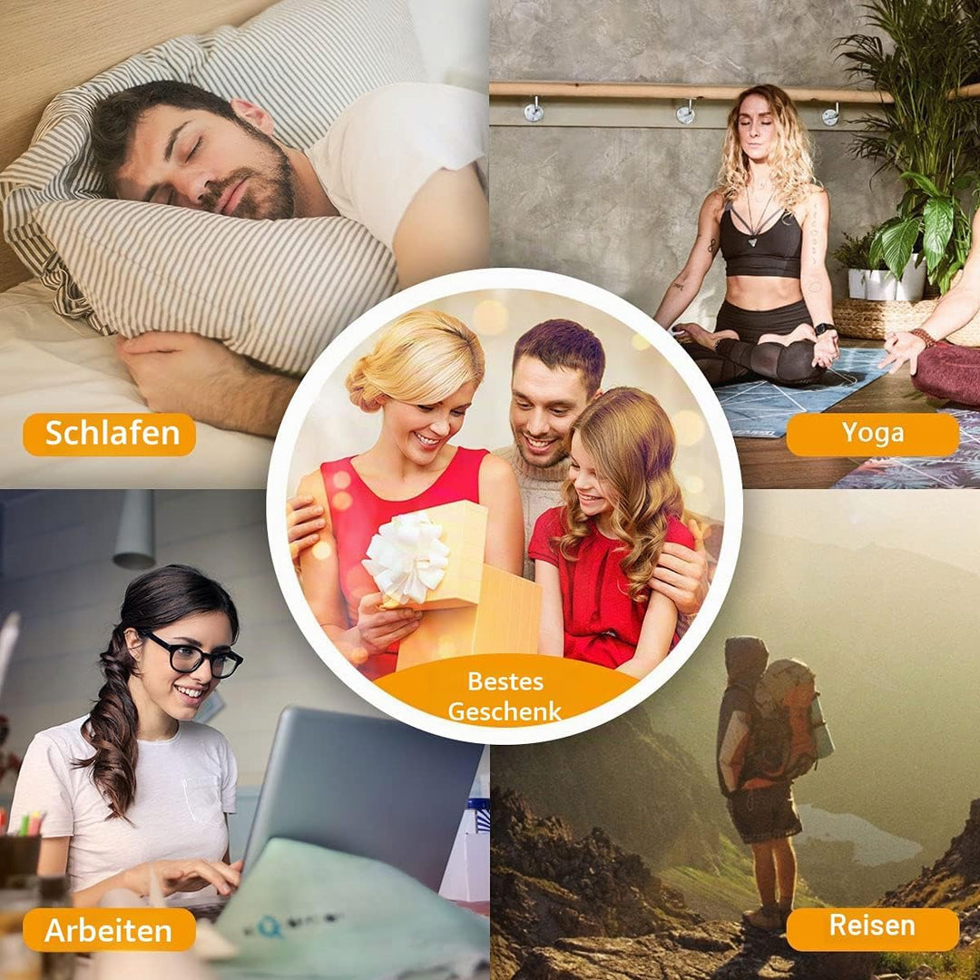 Easysleep Sound White Noise Machine mit 25 beruhigenden Geräuschen und Nachtlichtern mit Memory-Funk