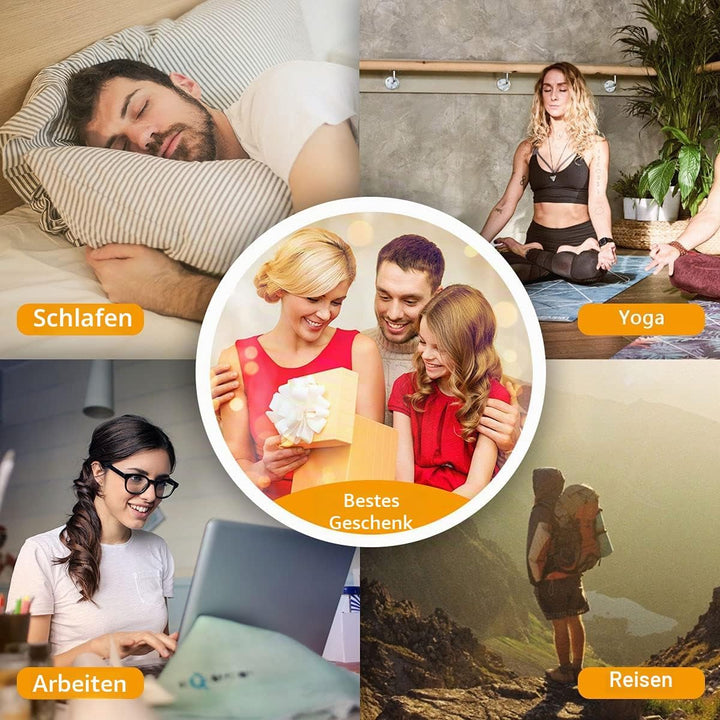 Easysleep Sound White Noise Machine mit 25 beruhigenden Geräuschen und Nachtlichtern mit Memory-Funk