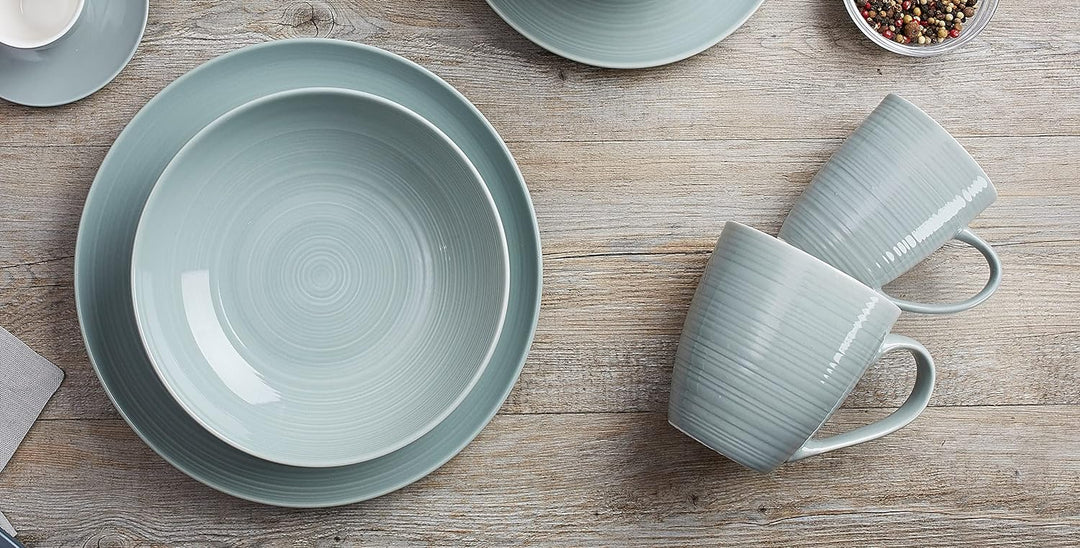 Kombiset Suomi, 12-teilig, Grau-Blau, Grau-blau